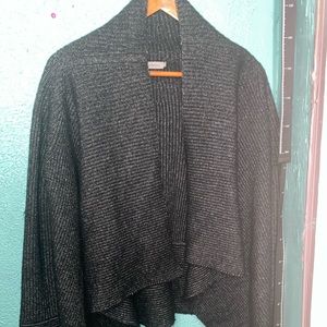 Calvin Klein Black and Gray Cardigan